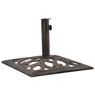 Parasolvoet 12 kg 49 cm gietijzer bronskleurig 1