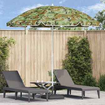 Strandparasol Camouflage 263 x 263 x 272 cm Polyester en Metaal 1
