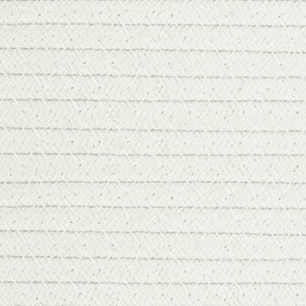 Wasmand &Oslash; 55x36 cm katoen beige en wit 8