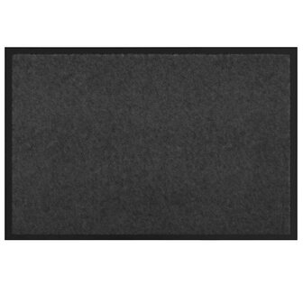 Deurmat Antraciet 60 x 40 x 1.2 cm Teddy Stof 2