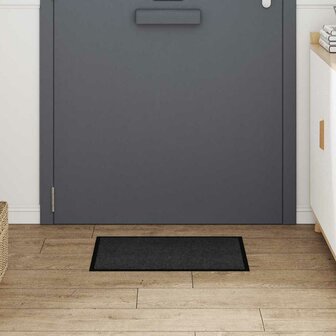 Deurmat Antraciet 60 x 40 x 1.2 cm Teddy Stof 3