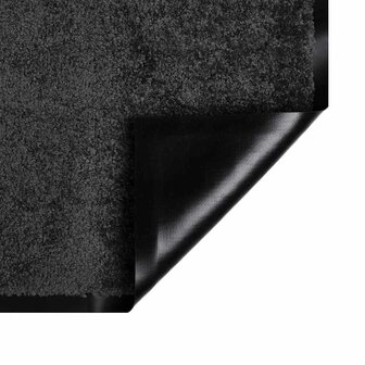 Deurmat Antraciet 60 x 40 x 1.2 cm Teddy Stof 5