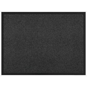Deurmat Antraciet 60 x 40 x 1.2 cm Teddy Stof 2