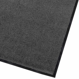 Deurmat Antraciet 60 x 40 x 1.2 cm Teddy Stof 4