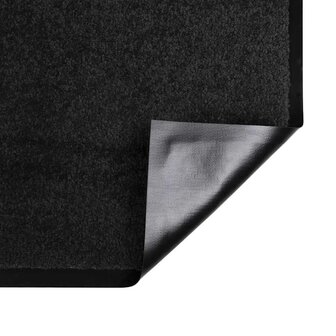 Deurmat Zwart 60 x 40 x 1.2 cm Teddy Stof 5