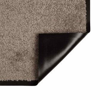 Deurmat Beige 60 x 40 x 1.2 cm Teddy Stof 5