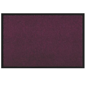 Deurmat Bordeauxrood 60 x 40 x 1.2 cm Teddy Stof 2