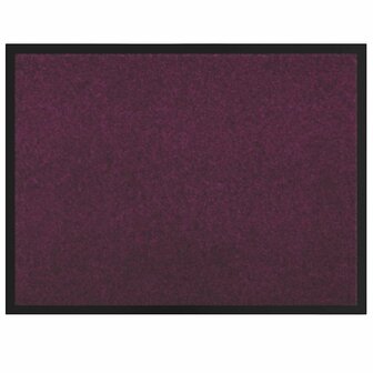 Deurmat Bordeauxrood 60 x 40 x 1.2 cm Teddy Stof 2