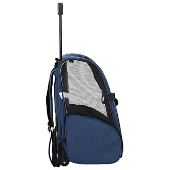 Huisdierentrolley 3-in-1 48x32x(57-106) cm oxford stof blauw 5
