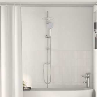Doucheset Zilver 47 x 20 x 95 cm Roestvrij staal 1