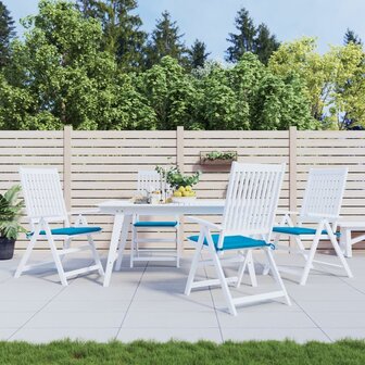 Tuinstoelkussens 4 st 50x50x4 cm oxford stof blauw 1