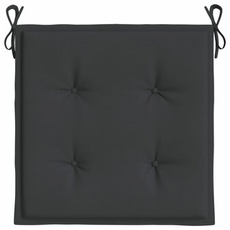 Tuinstoelkussens 6 st 50x50x4 cm oxford stof zwart 6