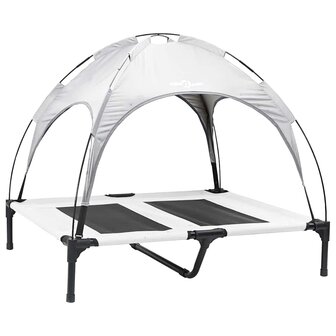 Hondenbed Zilvergrijs 92 x 77 x 82,5 cm Staal 2