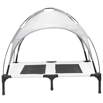 Hondenbed Zilvergrijs 92 x 77 x 82,5 cm Staal 4