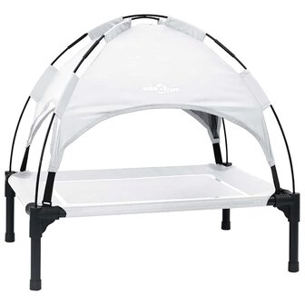 Hondenbed Zilvergrijs 71 x 64 x 71 cm Staal 2