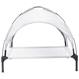 Hondenbed Zilvergrijs 104 x 86 x 84,5 cm Staal 4
