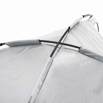 Hondenbed Zilvergrijs 104 x 86 x 84,5 cm Staal 8