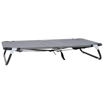 Hondenbed Lichtgrijs 90 x 55 x 18 cm Staal 2