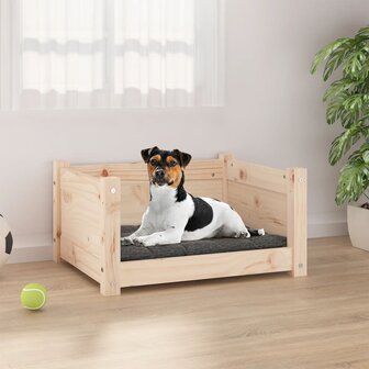 Hondenbed 55,5x45,5x28 cm massief grenenhout 1