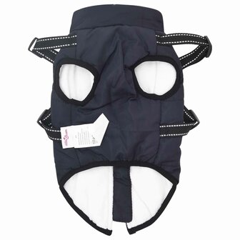 Hondenjas met harnas Marineblauw L24 Fleece en polyester 5
