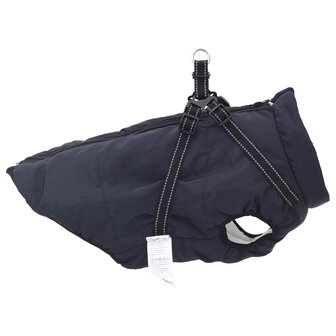 Hondenjas met harnas Marineblauw 3XL Fleece en polyester 4