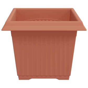 Vierkante Bloempot 6 pcs Baksteenrood 23 x 23 x 17,5 cm 6