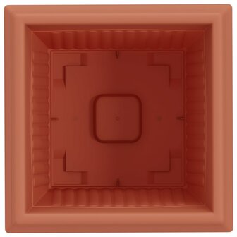 Vierkante Bloempot 6 pcs Baksteenrood 28,5 x 28,5 x 22 cm 7