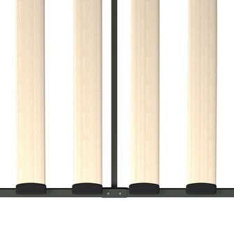 Bedbank metaal grijs 90x200 cm 7