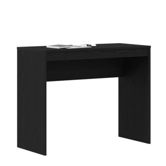 Bureau Zwart Eiken 90x40x72 cm Bewerkt Hout 4
