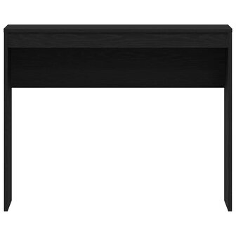 Bureau Zwart Eiken 90x40x72 cm Bewerkt Hout 5