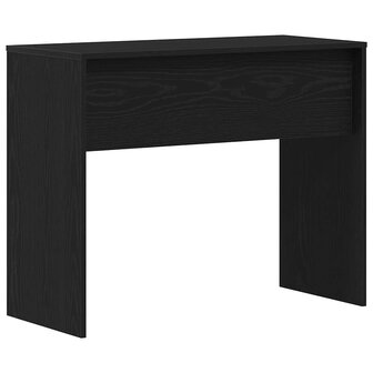 Bureau Zwart Eiken 90x40x72 cm Bewerkt Hout 7