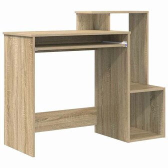 Bureau met lade Sonoma Eiken 106 x 41 x 88.5 cm Bewerkt hout 2