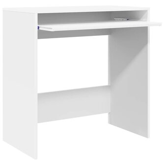 Bureau met lade met opslag Wit 77.5 x 43 x 79 cm Bewerkt hout 5