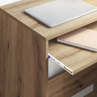 Bureau met lade Artisan Eiken 77.5 x 43 x 79 cm Bewerkt hout 4