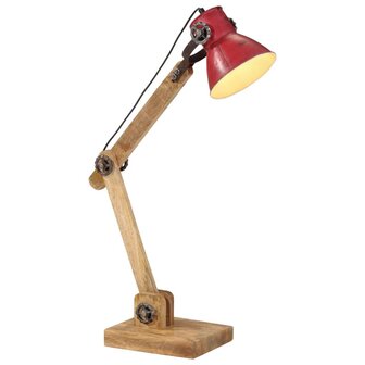 Bureaulamp 25 W E27 23x18x96 cm verweerd rood 1