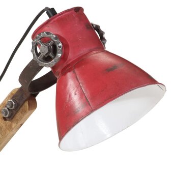 Bureaulamp 25 W E27 23x18x96 cm verweerd rood 7