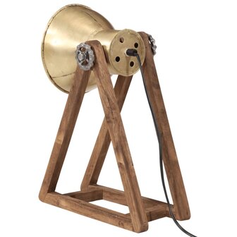 Bureaulamp 25 W E27 30x17x40 cm antiek messingkleurig 5