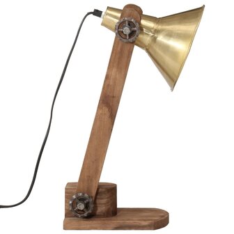 Bureaulamp 25 W E27 23x13x52 cm antiek messing 4