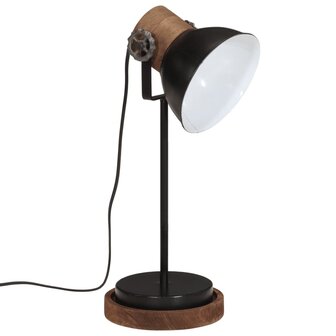 Bureaulamp 25 W E27 17x17x50 cm zwart 2