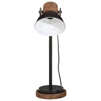 Bureaulamp 25 W E27 18x18x60 cm zwart 3