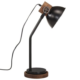 Bureaulamp 25 W E27 18x18x60 cm zwart 4