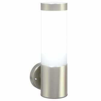 Buiten Wandlamp Zilver 12 x 8,5 x 27 cm 9