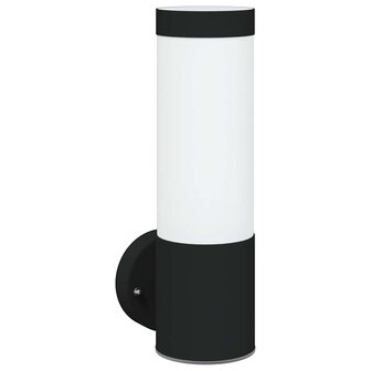 Buiten Wandlamp 2 pcs Zwart 12 x 8,5 x 27 cm 4