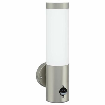 Buiten Wandlamp Zilver 12 x 8,5 x 29 cm 2