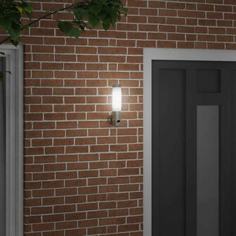 Buiten Wandlamp Zilver 12 x 8,5 x 29 cm 3