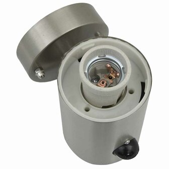 Buiten Wandlamp 2 pcs Zilver 12 x 8,5 x 29 cm 9