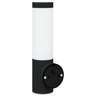 Buiten Wandlamp Zwart 12 x 8,5 x 29 cm 6