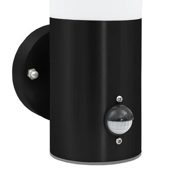 Buiten Wandlamp Zwart 12 x 8,5 x 29 cm 9