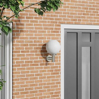 Buiten Wandlamp Zilver 28 x 25 x 38 cm 1