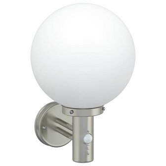Buiten Wandlamp 2 pcs Zilver 28 x 25 x 38 cm 3